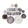 Image 1 : Lot Mixed Silver Coins, Bracelet, Pendant, One Cent Coin Etc. (As Found)