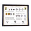 Image 1 : Canadian Five Cent Coins Collector Frame, 1858-1967