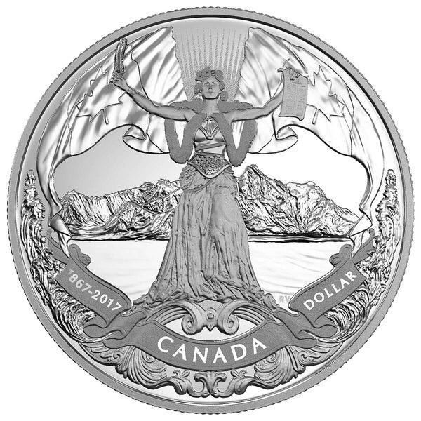 RCM 2017 Proof Silver Dollar