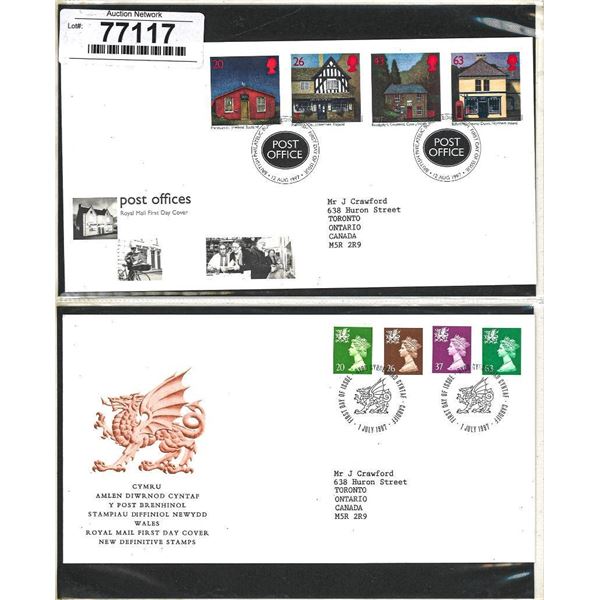 Lot 3 ' Royal Mail' First Day Covers