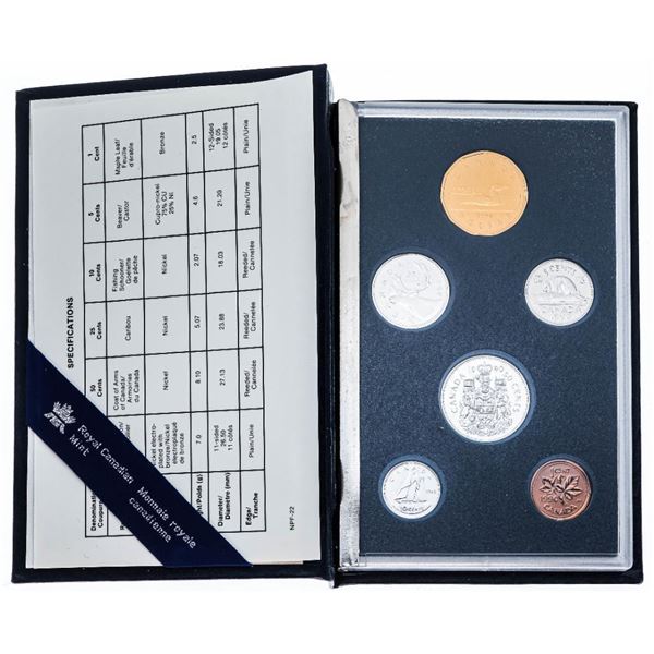 RCM 1990 Specimen Coin Set Blue Case Book Style