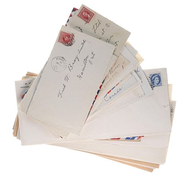 Group Of Approx. 30 Stamp Cover Envelopes, Mixed.