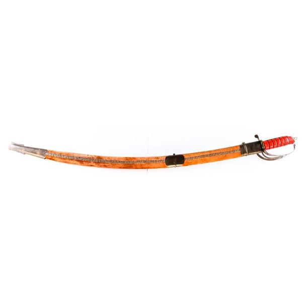 Samurai Sword -35" Leather Wrap Handle - Made in India