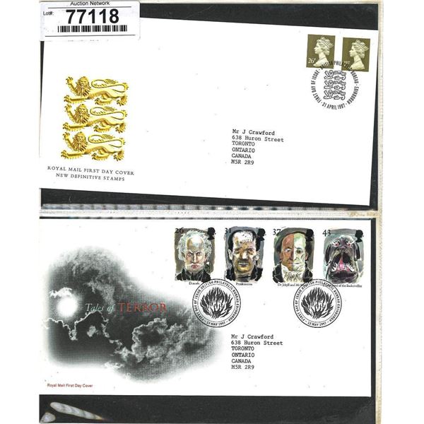 Lot 3 ' Royal Mail' First Day Covers