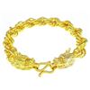 Image 1 : 24kt G.P. Bracelet - Dragon Clasps