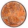 Image 1 : .999 Fine Pure Copper Walking liberty