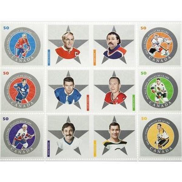 CP 2005 NHL All Stars Commemorative Stamp & Medallion Set