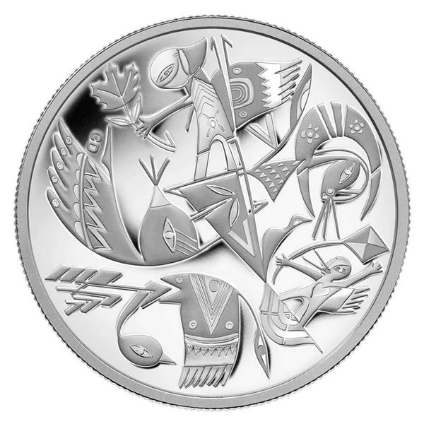 2013 $20 Canadian Contemporary Art - Pure Silver Coin, Stock Photo Used For Listing, Coin May Show S