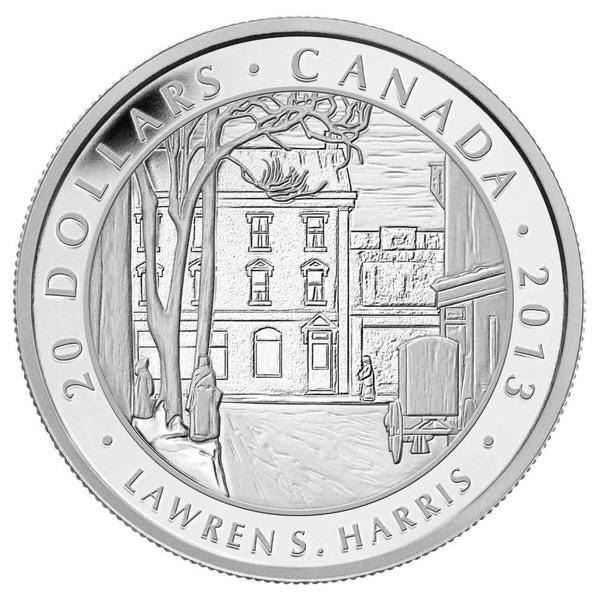 2013 $20 Group of Seven: Lawren S. Harris,ÊToronto Street, Winter MorningÊ- Pure Silver