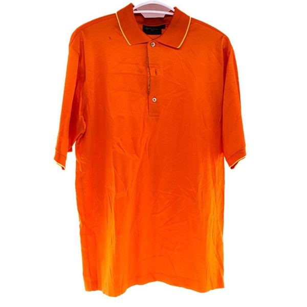  Bobby Jones  Golf Polo Orange Size S