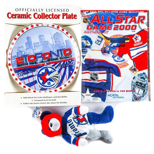 50th NHL All Star - Program, Collector Plate, Bear