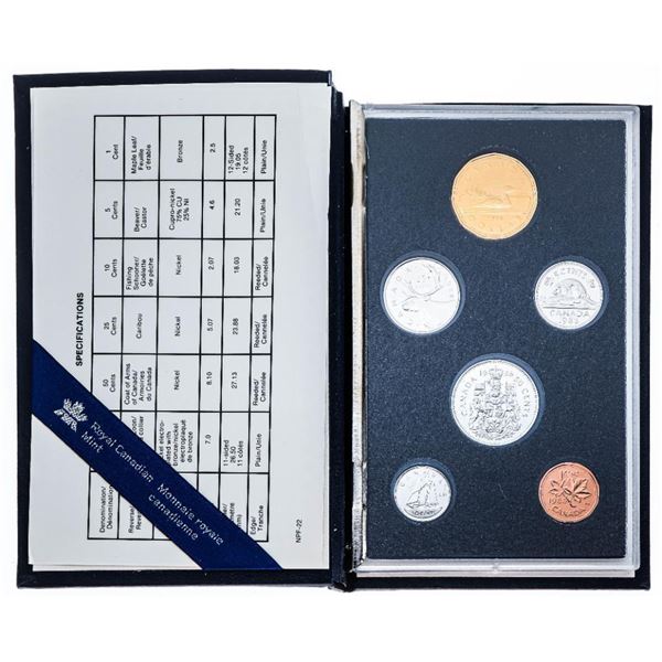 RCM 1988 Specimen Coin Set Blue Case