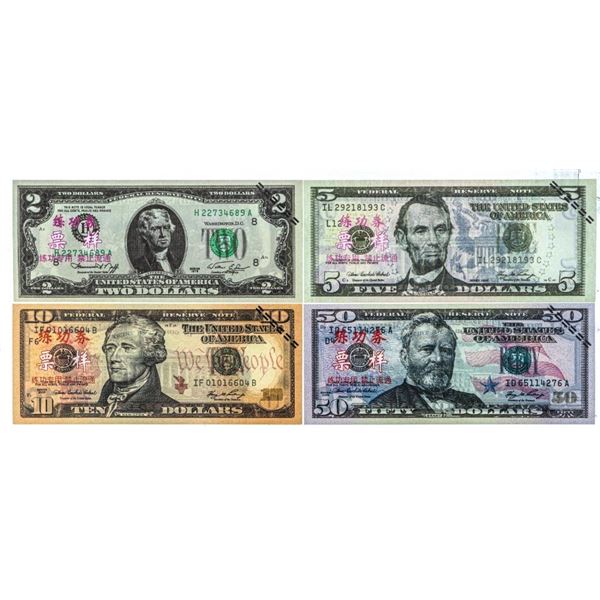 Group of 4 USA Scrip - NCV