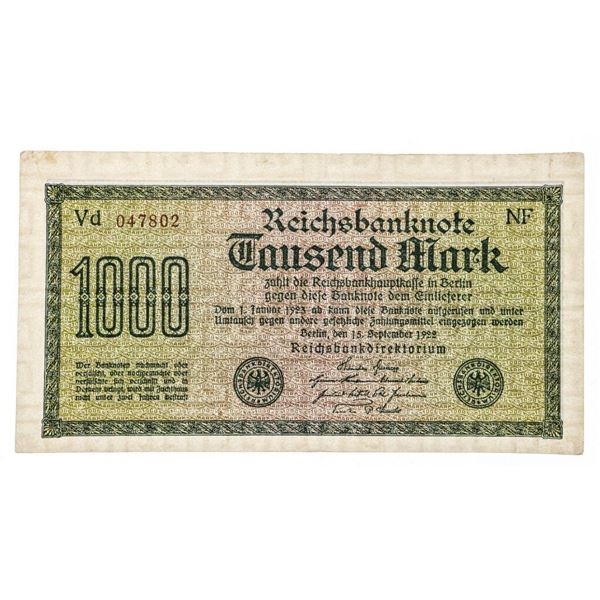 Germany 1922 1000 Mark