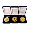 Image 1 : Group of 3 Gold Medallions, Blue Jays, HHOF, Maple Leafs