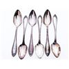 Image 1 : Lot 6 Community Silver Teaspoons Over 80 Grams