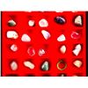 Image 3 : Gemstone Collection - 50 Mixed in Display Case