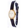 Image 1 : Ladies 14kt GOLD Geneve Watch - Leather Strap