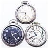 Image 1 : Estate Lot 3 WESTCLOX Pocket Watches AS IS