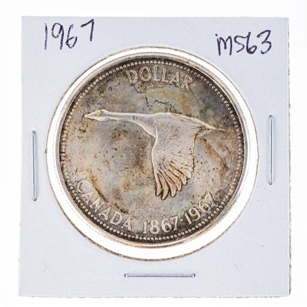 Canada 1967 Silver Dollar MS 63