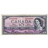 Image 1 : Bank of Canada 1954 $10 VG  Devil's Face