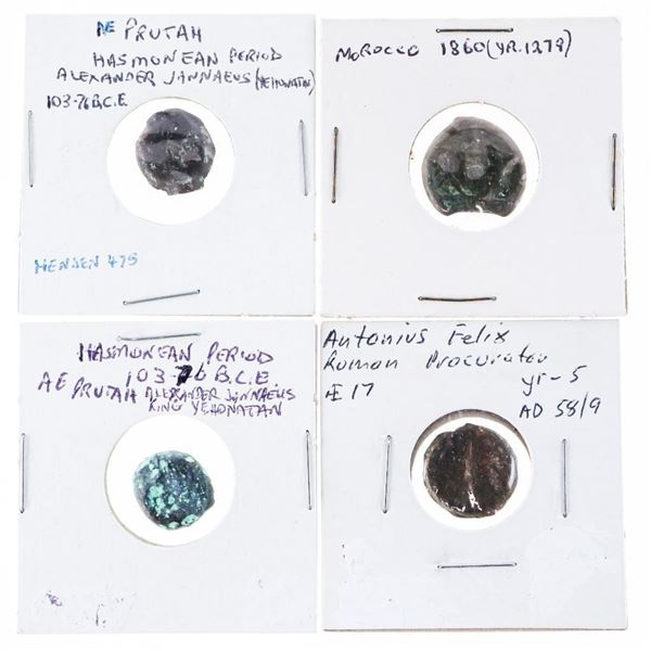 Group of 4 Ancient Coins - Indentified