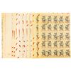 Image 1 : MAGYAR POSTA BUDAPEST 1958 Air Mail Stamps $30.00 Face Uncut Sheets Sealed package