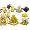 Image 2 : Collection of WWII Military Badges Titles, Collars Etc.