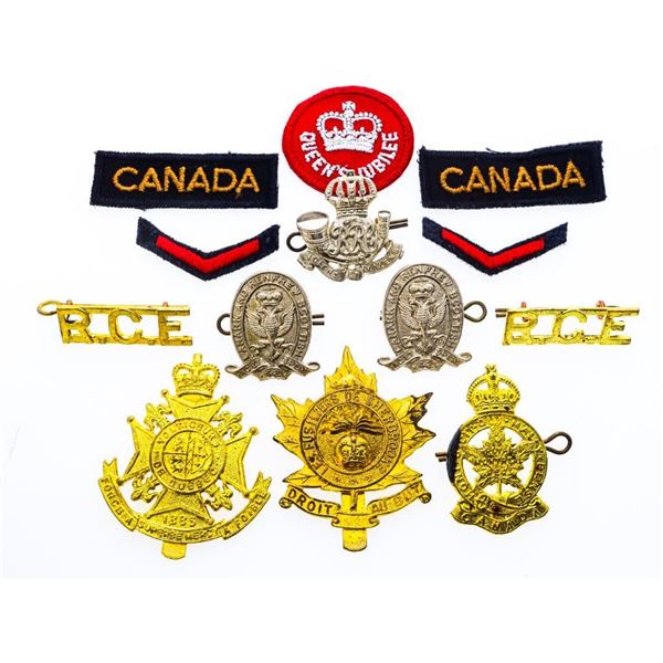 Collection - Canada Military Badges, Titles, Etc.