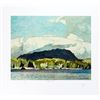 Image 1 : A.J. Casson 1898-1992  Group of Seven Member, Litho 11 x 13, "Negeek Lake", Original Hand Signature,