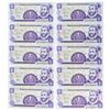 Image 1 : Banco Central de Nicaragua - Lot 10 x 1 Centavos UNC