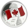 2005 $1 Canada's National Flag, 40th Anniversary - Pure Silver Dollar Proof