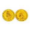 Image 2 : Lot 2 Mini Gold Coins - Not tested