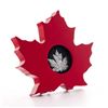 Image 2 : RCM 2015 Fine Pure Silver Maple Leaf w/ Display