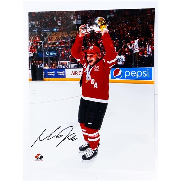 Team Canada World Champion Gold Medal - Max Domi 16 x 20 Autographed