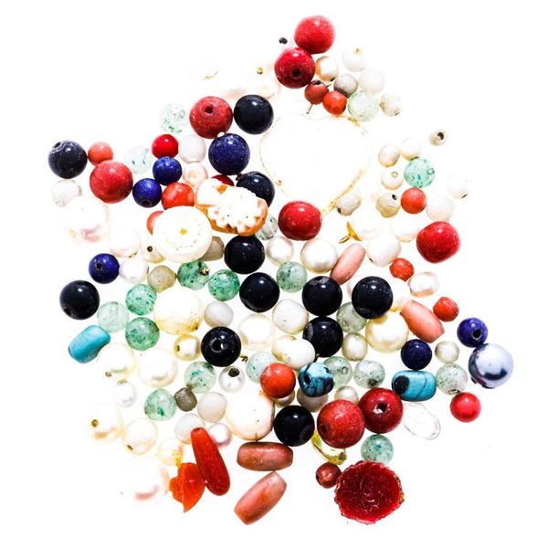 100.30 ct Mixed Beads Pearls Etc