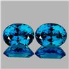 Image 1 : Natural London Blue Topaz Pair {Flawless-VVS}