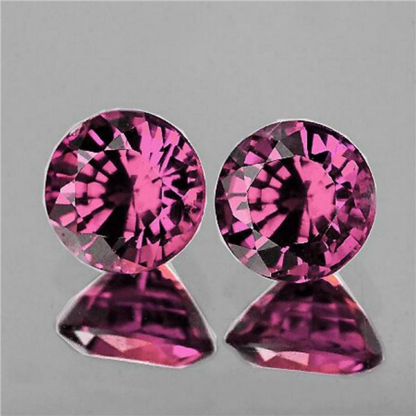 Natural Pink Burma Spinel Pair {Flawless-VVS1}