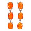 Image 1 : Natural Orange Opal Earrings