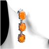 Image 2 : Natural Orange Opal Earrings