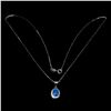 Image 3 : Natural Ethiopian Blue Opal Necklace