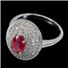 Image 3 : Natural Stunning Red Ruby Ring