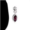 Image 2 : Natural Rhodolite Garnet Earrings