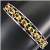 Image 1 : Natural Citrine  Rhodolite Garnet  Bangle