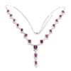 Image 3 : Natural Stunning Rhodolite Garnet Necklace