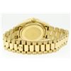 Image 7 : Rolex Mens 18K Yellow Gold Day Date President Champagne Diamond & Sapphire Watch