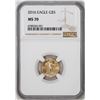 Image 1 : 2016 $5 American Gold Eagle Coin NGC MS70