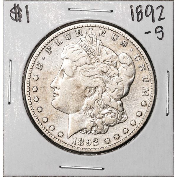 1892-S $1 Morgan Silver Dollar Coin