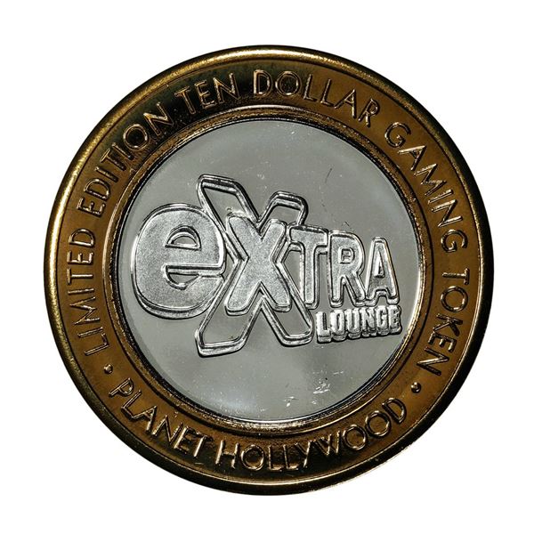 .999 Fine Silver Planet Hollywood Las Vegas, Nevada $10 Limited Edition Gaming Token