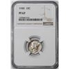 Image 1 : 1940 Proof Mercury Dime Coin NGC PF67
